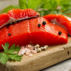 Copper River King Salmon - 4 to 6 Oz Skin-On Portions